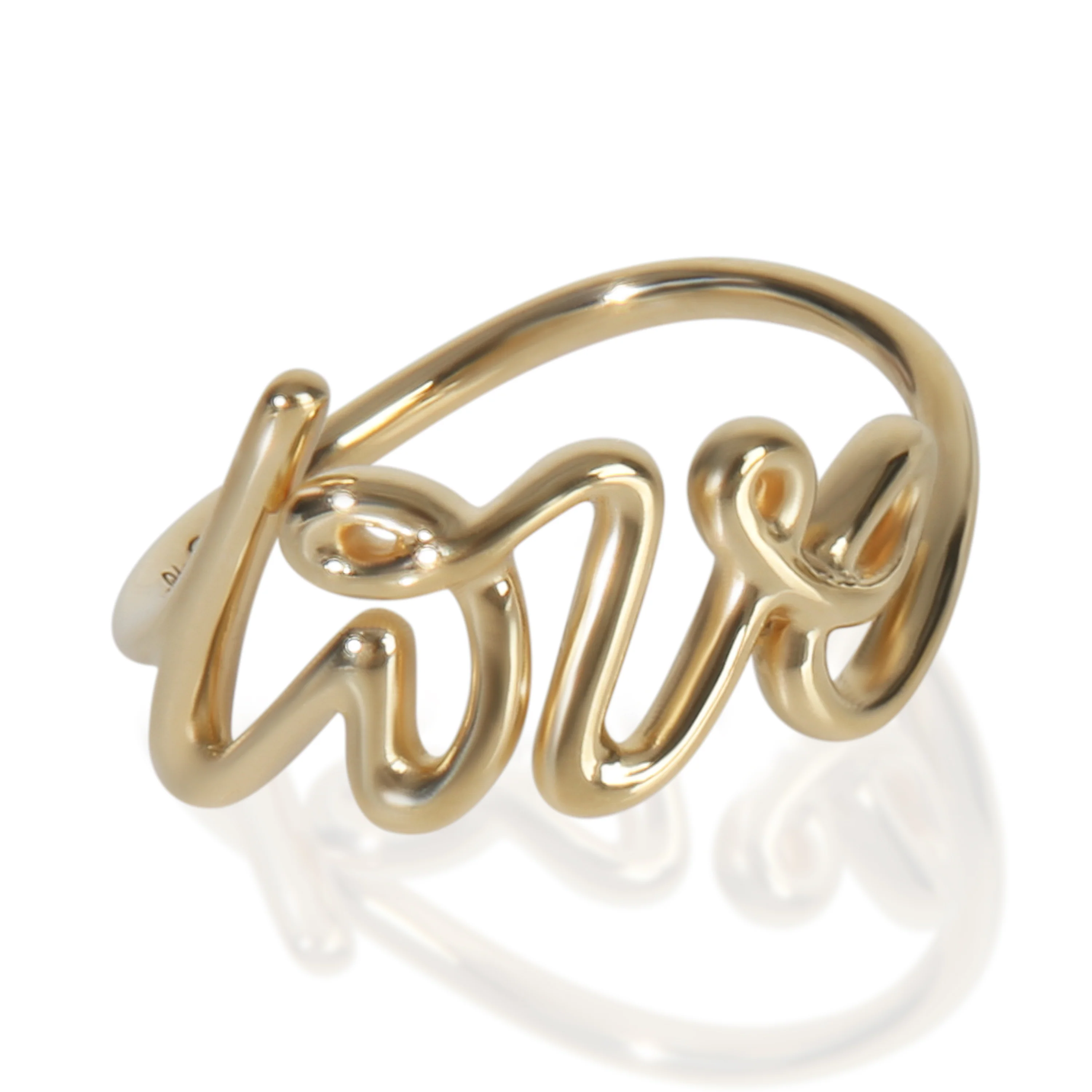 Yellow Gold  Paloma Picasso Small Grafitti Love Ring