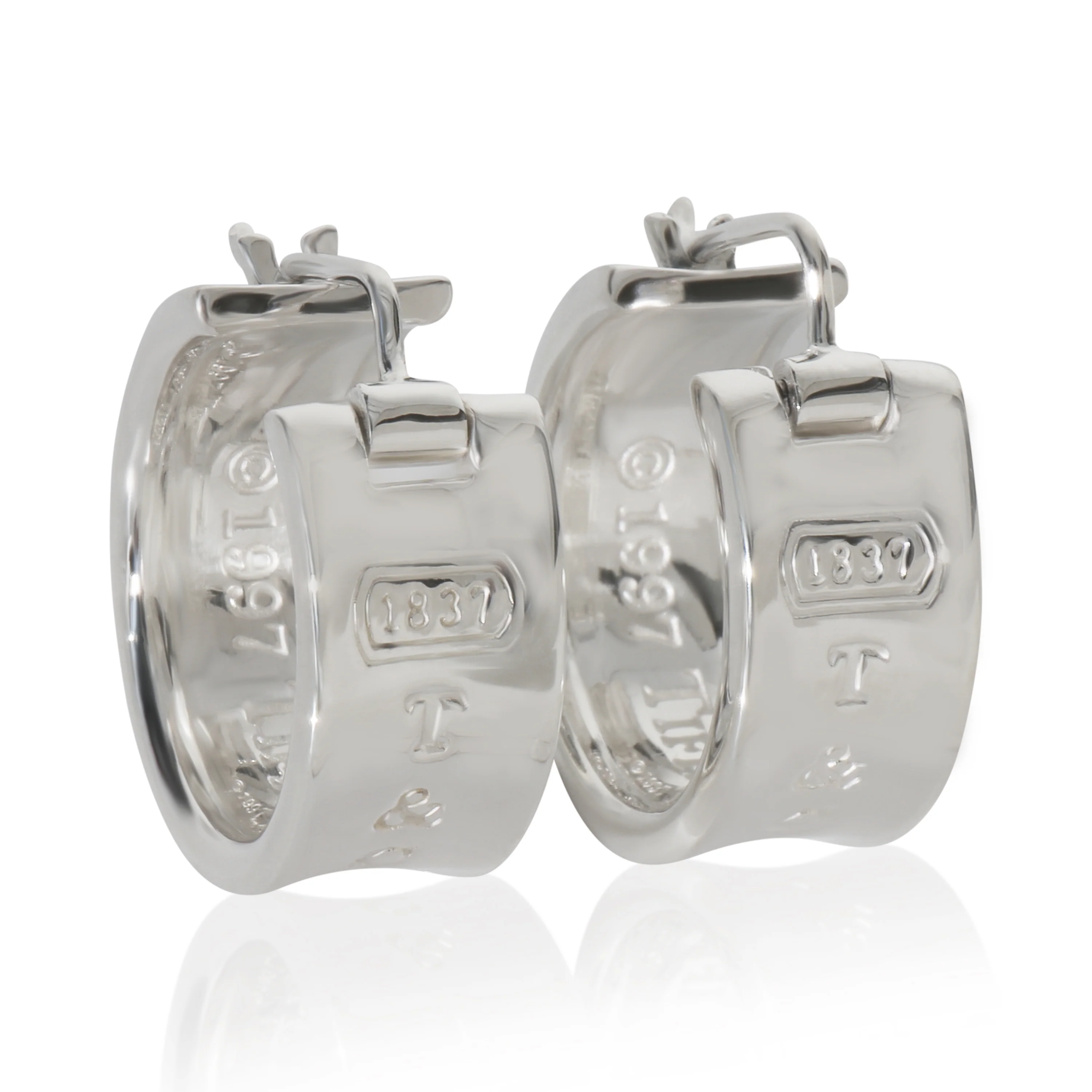 Sterling Silver 1837 Hoop Earrings