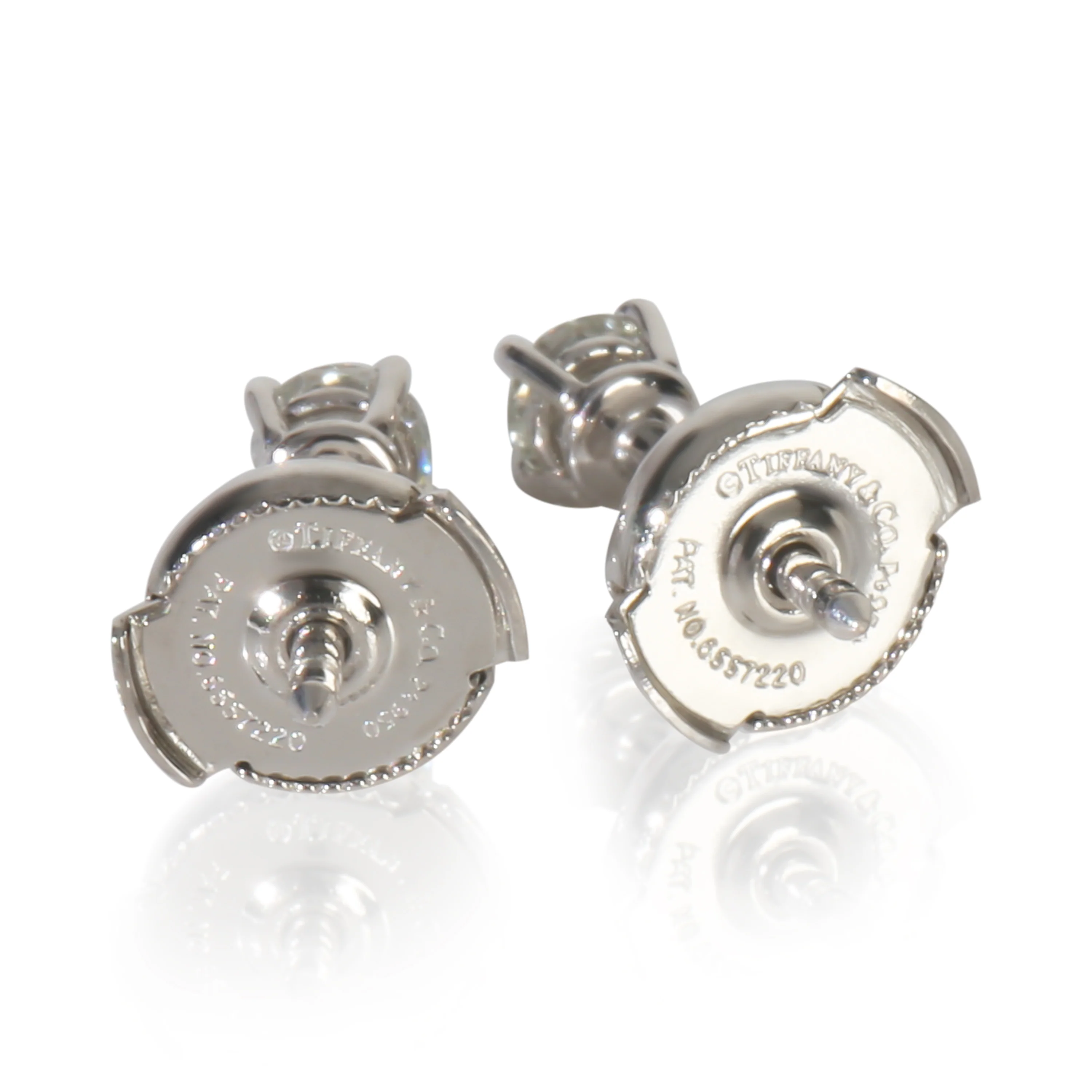 Platinum Diamond Earrings - Image 3