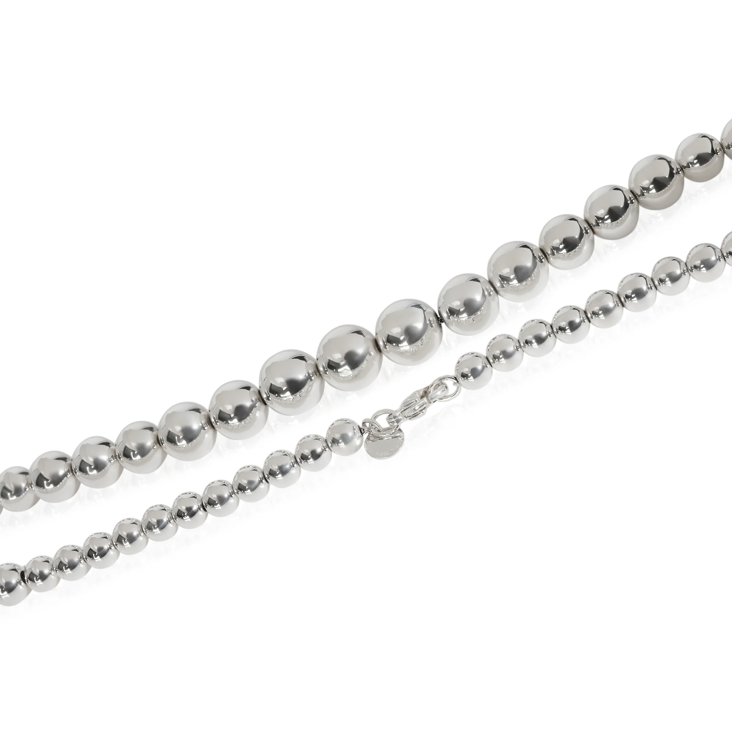 Sterling Silver HardWear Graduating Ball Necklace - Image 2