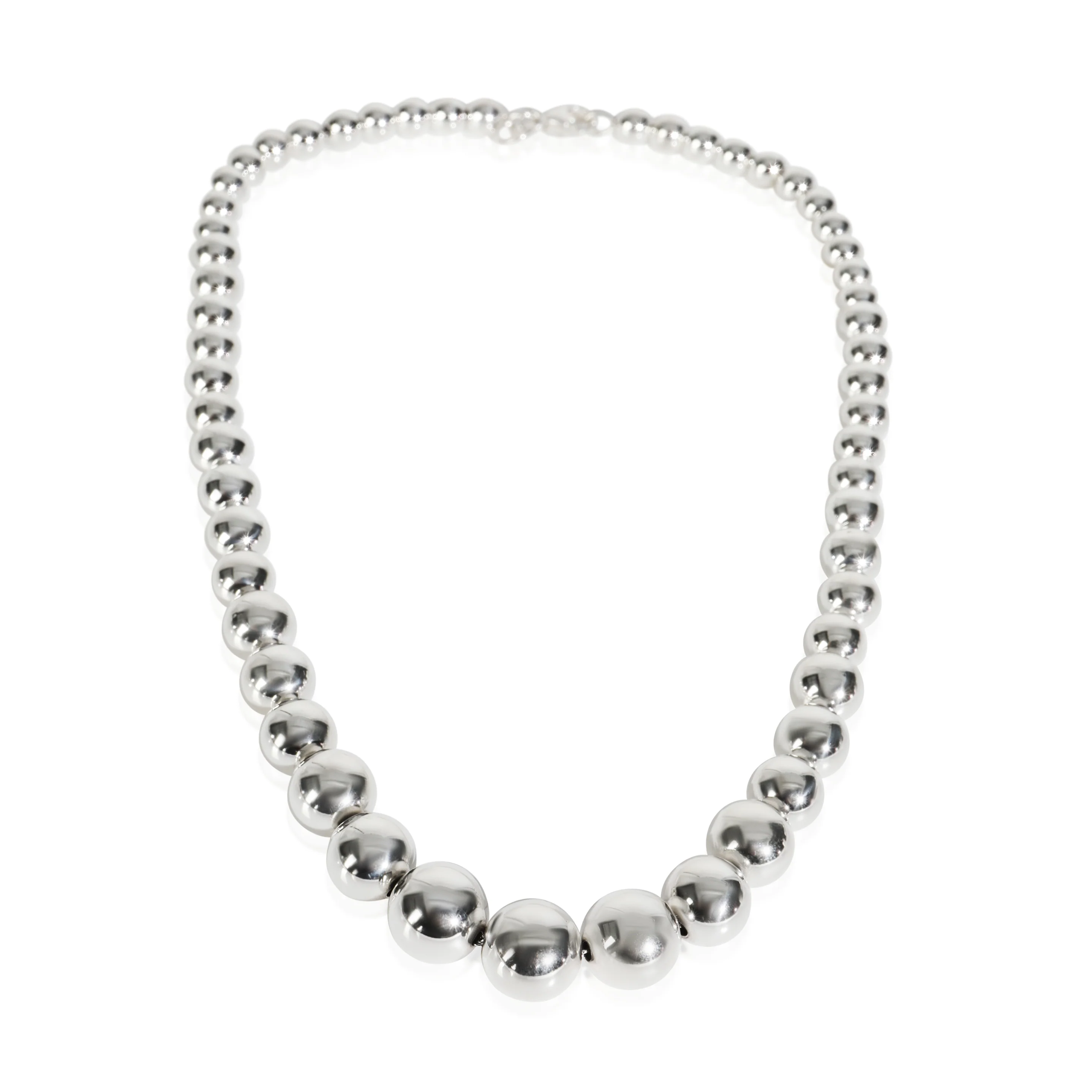 Sterling Silver HardWear Graduating Ball Necklace - Image 3