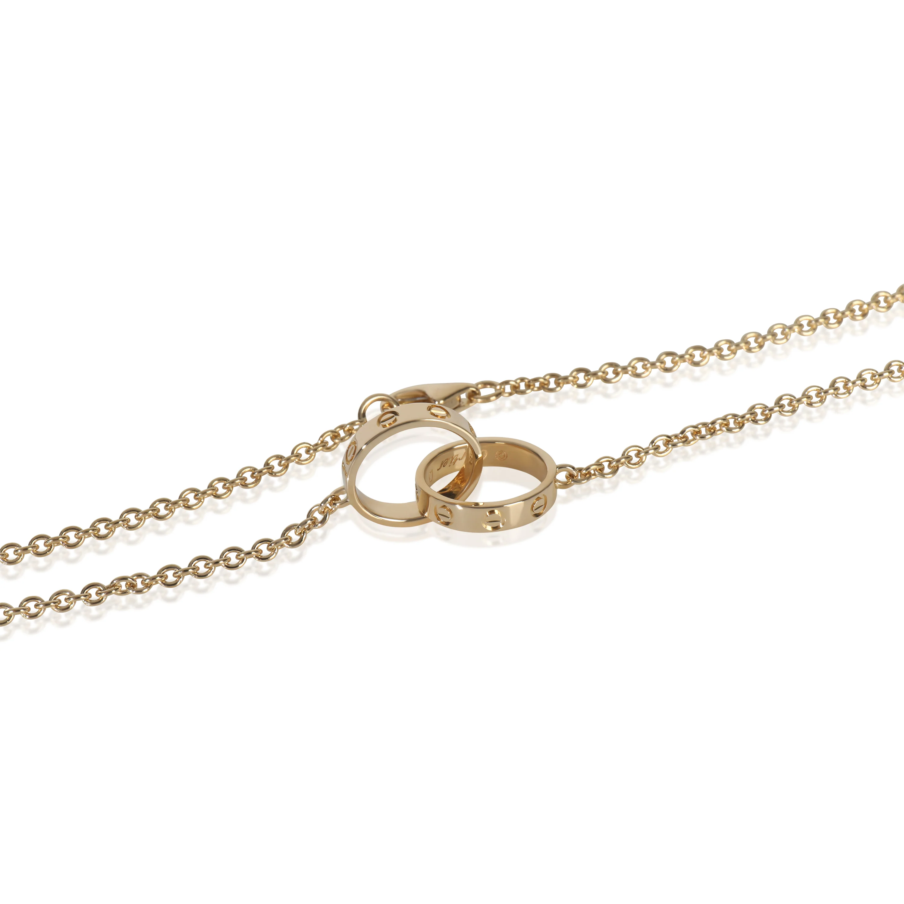 Yellow Gold  Love Necklace - Image 2