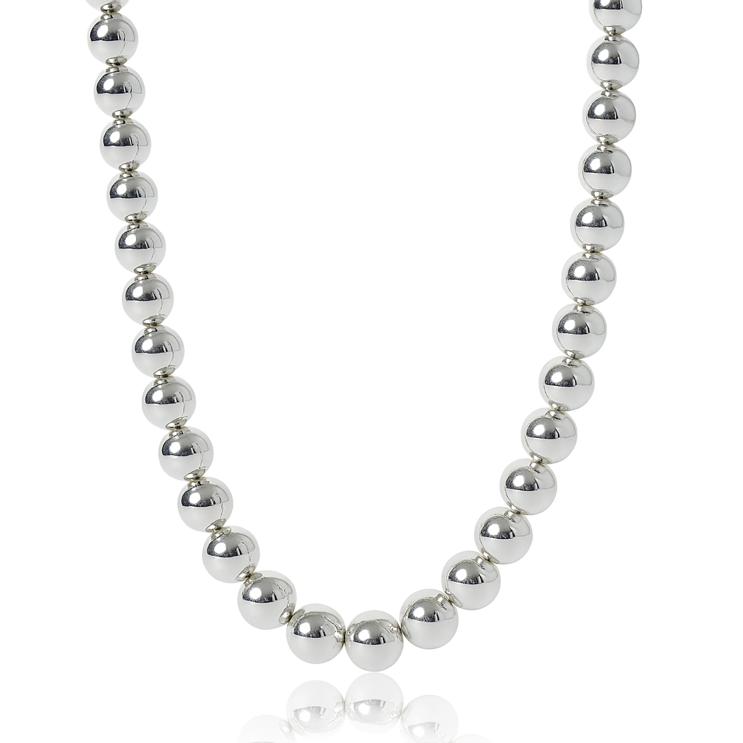 Sterling Silver HardWear Graduated Ball Necklace