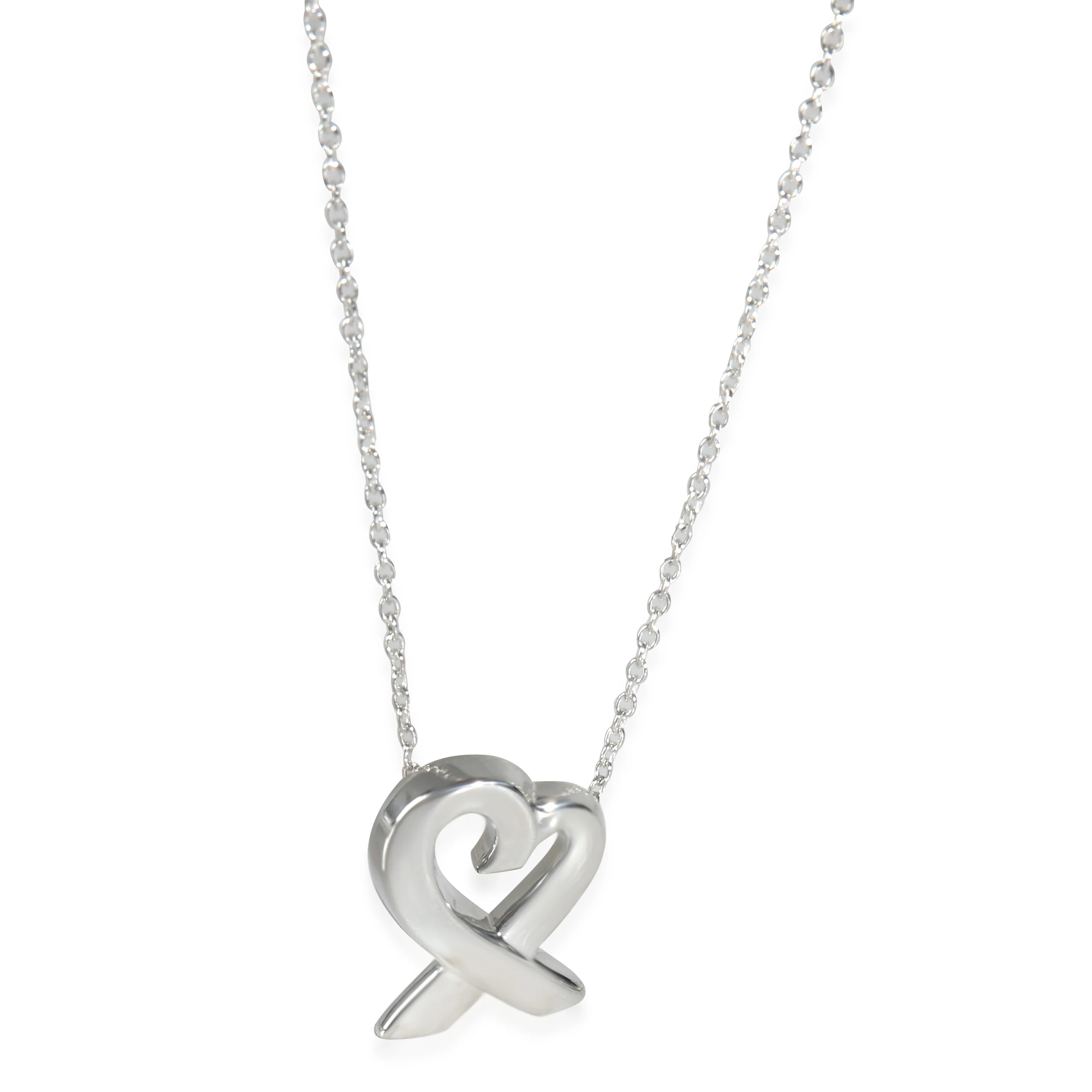 Sterling Silver Paloma Picasso Small Model Loving Heart Pendant