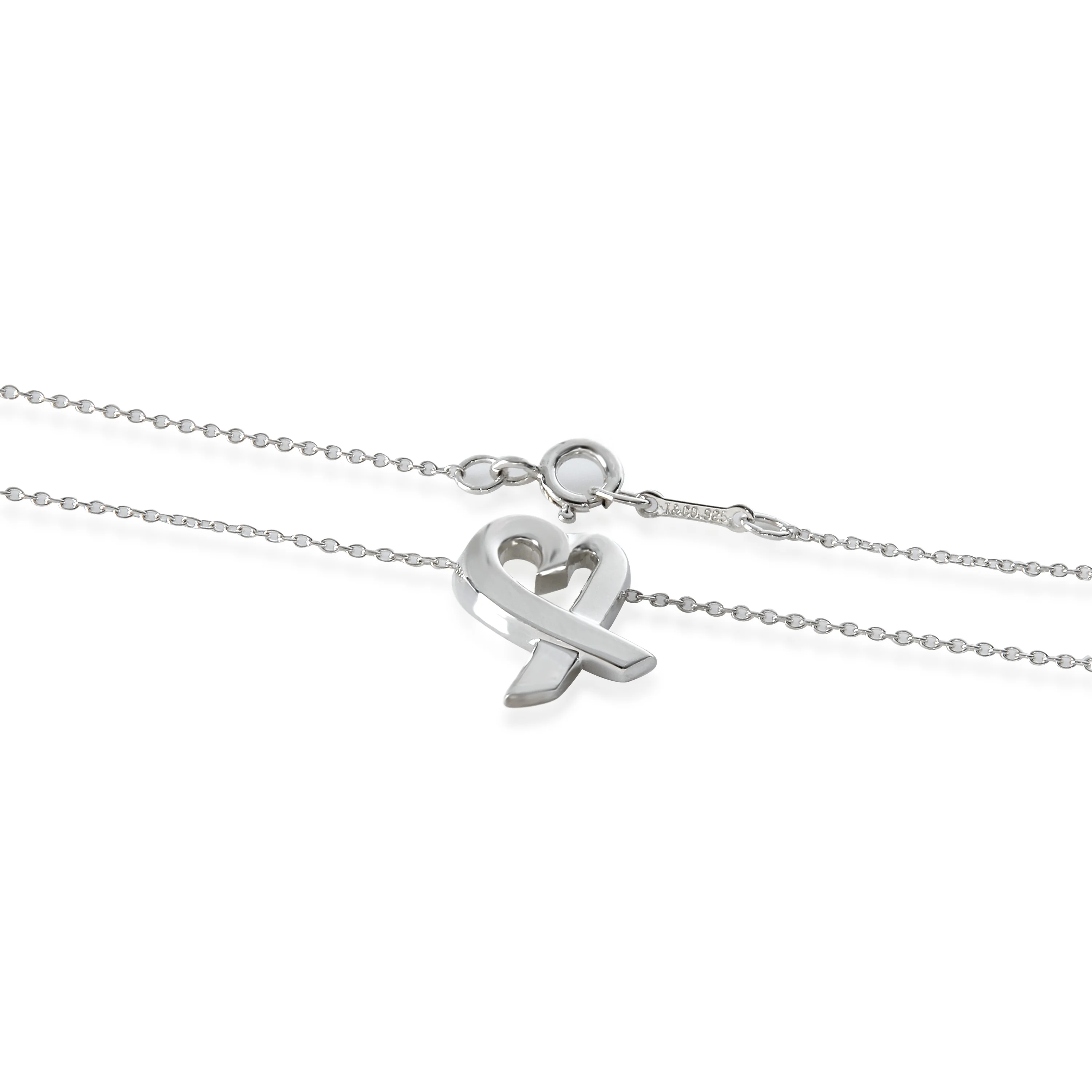 Sterling Silver Paloma Picasso Small Model Loving Heart Pendant - Image 3