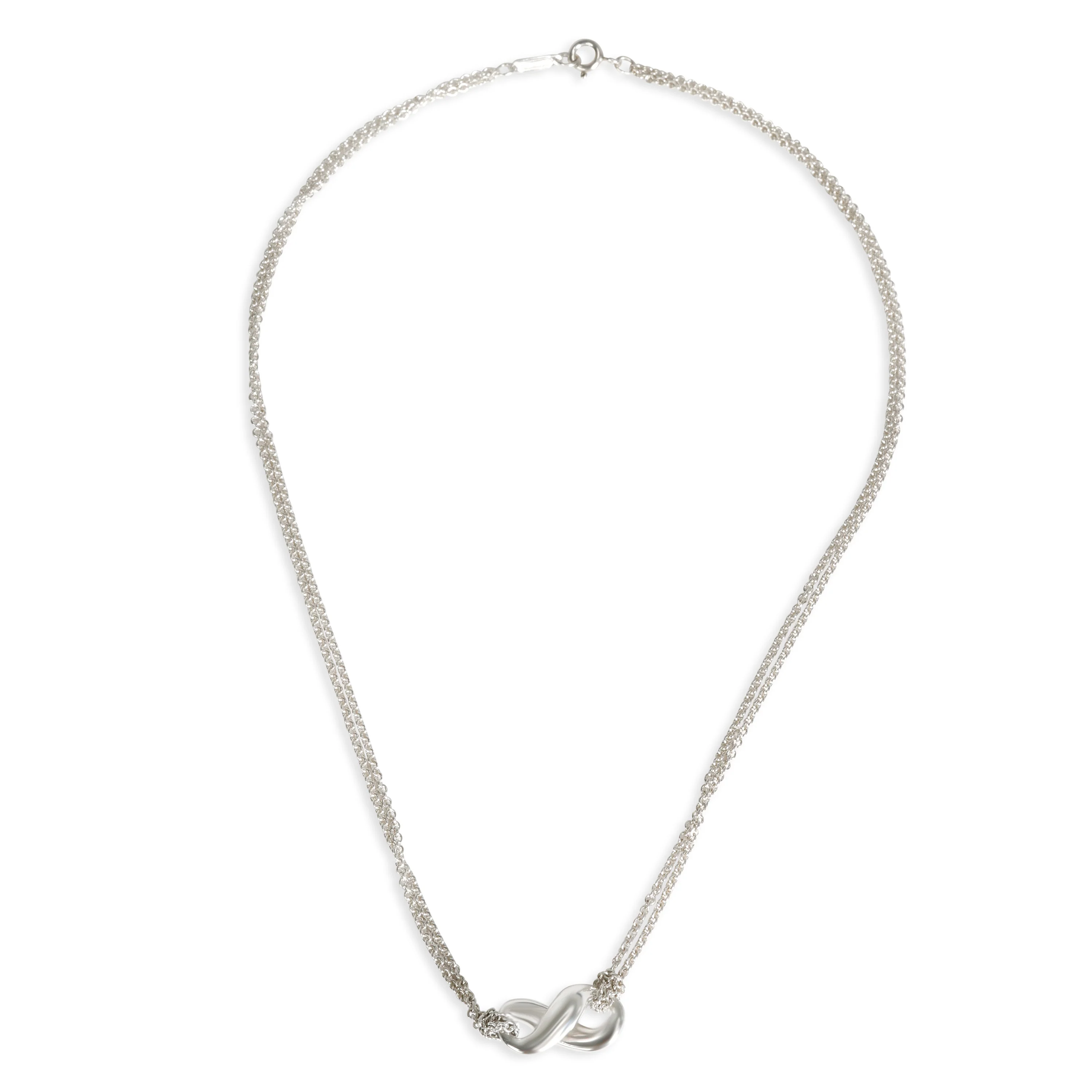 Sterling Silver  Infinity Necklace - Image 2