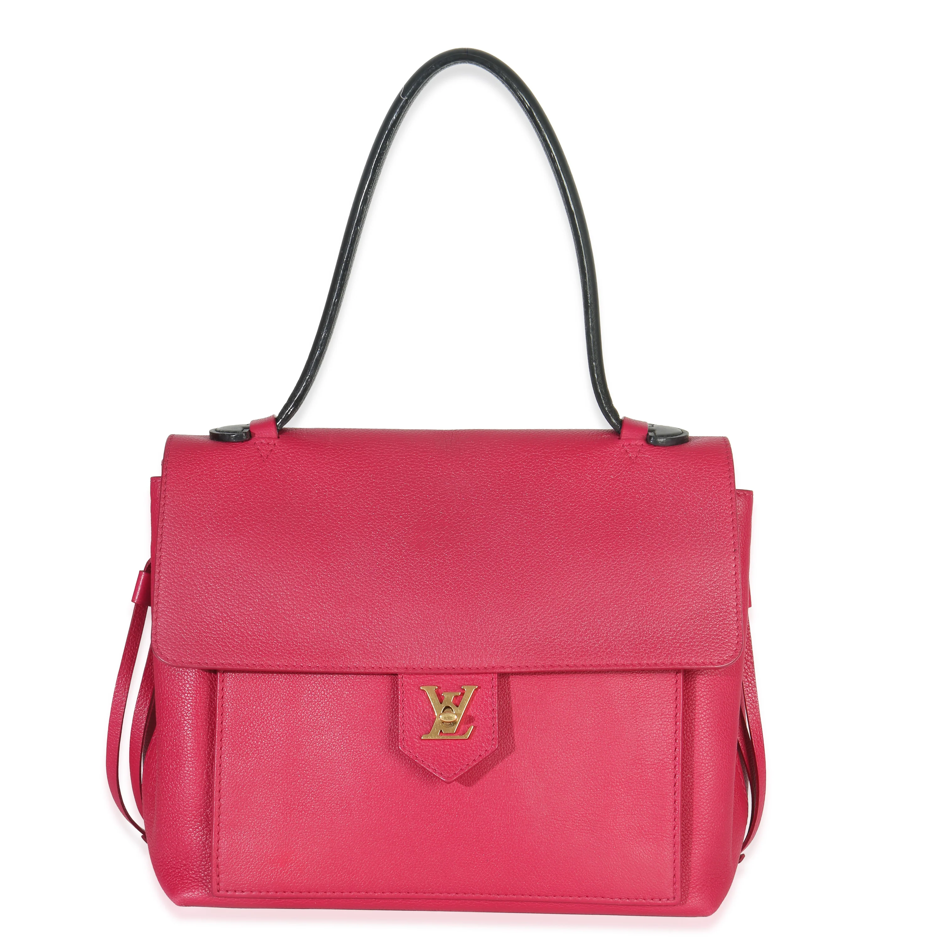 Rubis Pebbled Calfskin Lockme PM