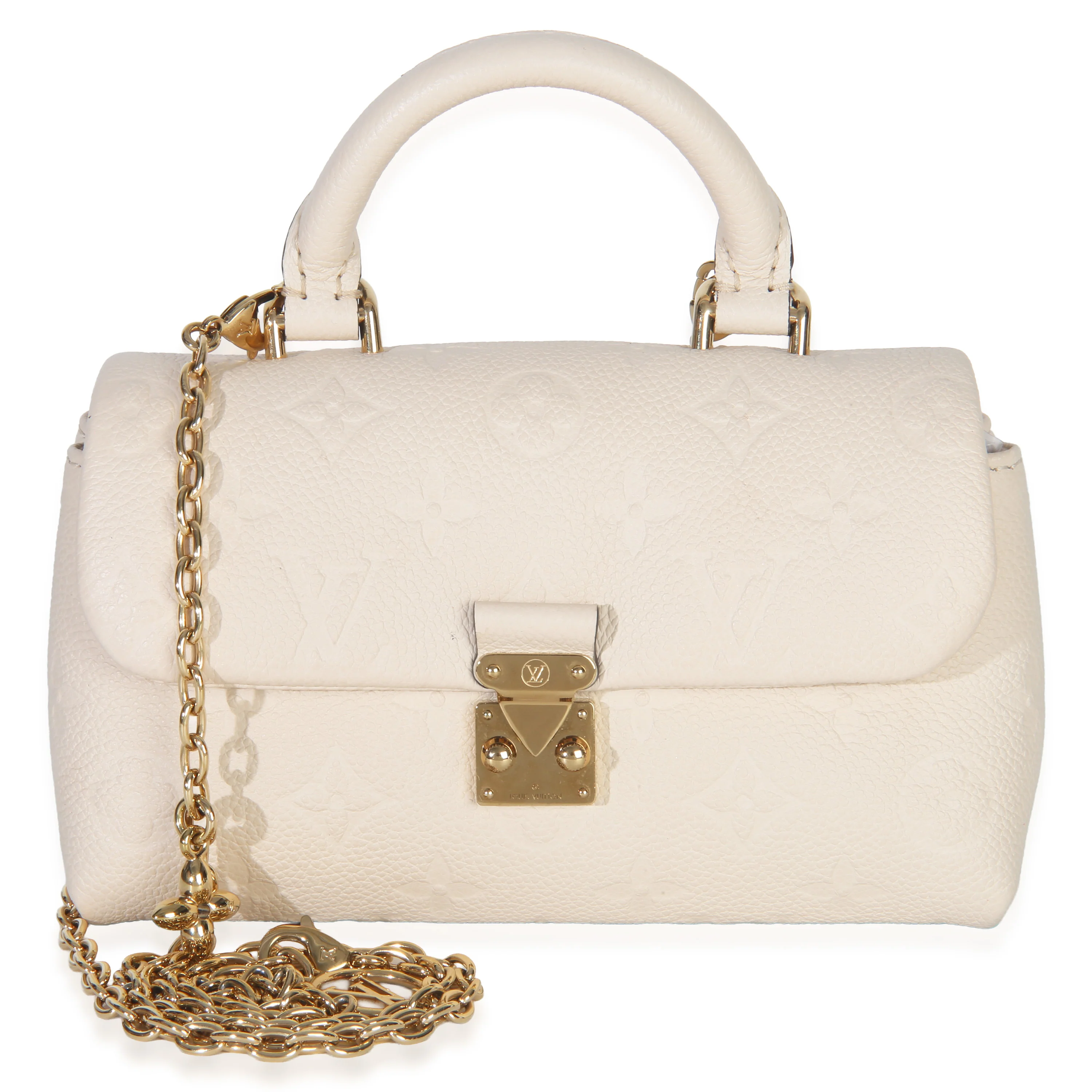 Cream Monogram Empreinte Nano Madeleine