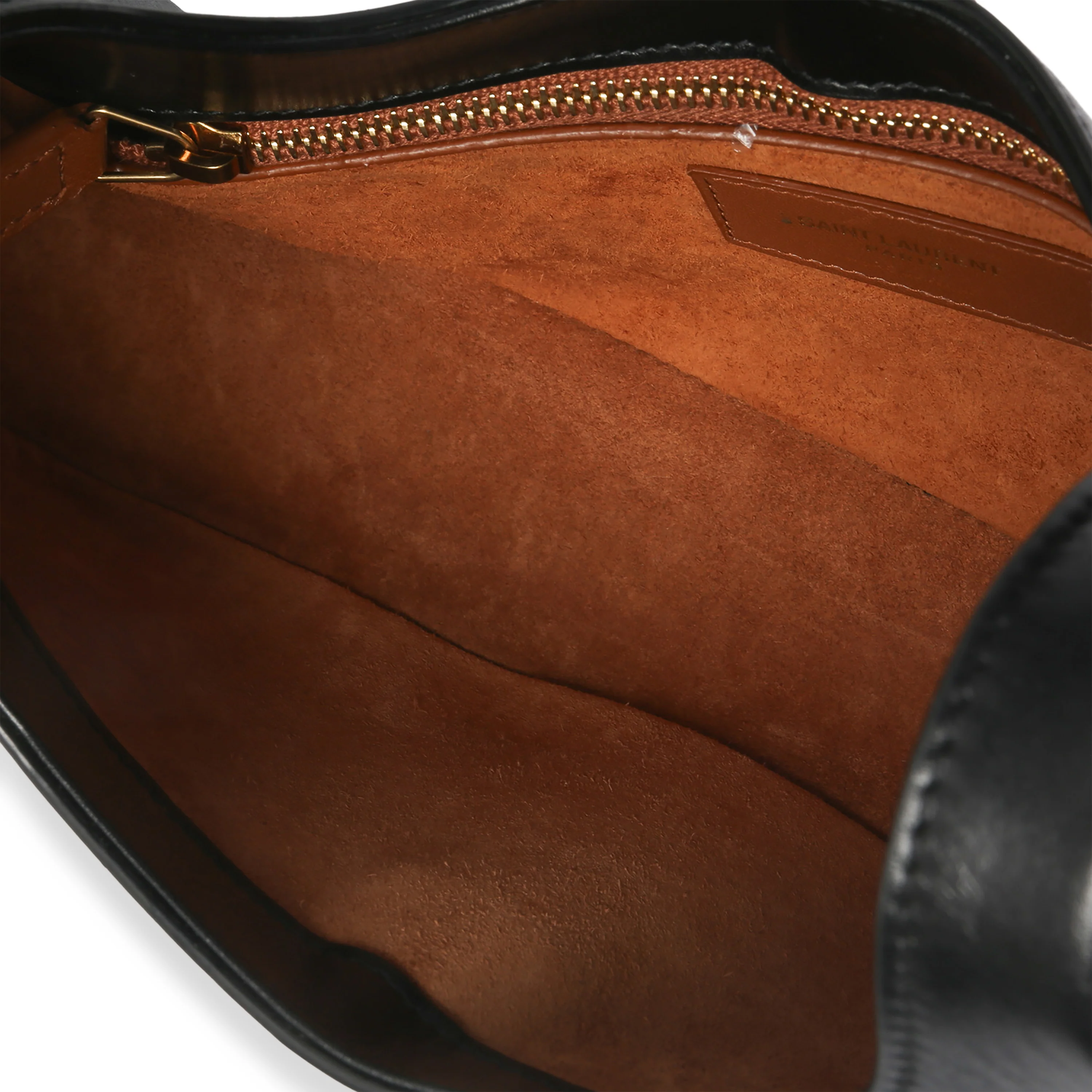 Black Smooth Calfskin Le Fermoir Hobo - Image 8
