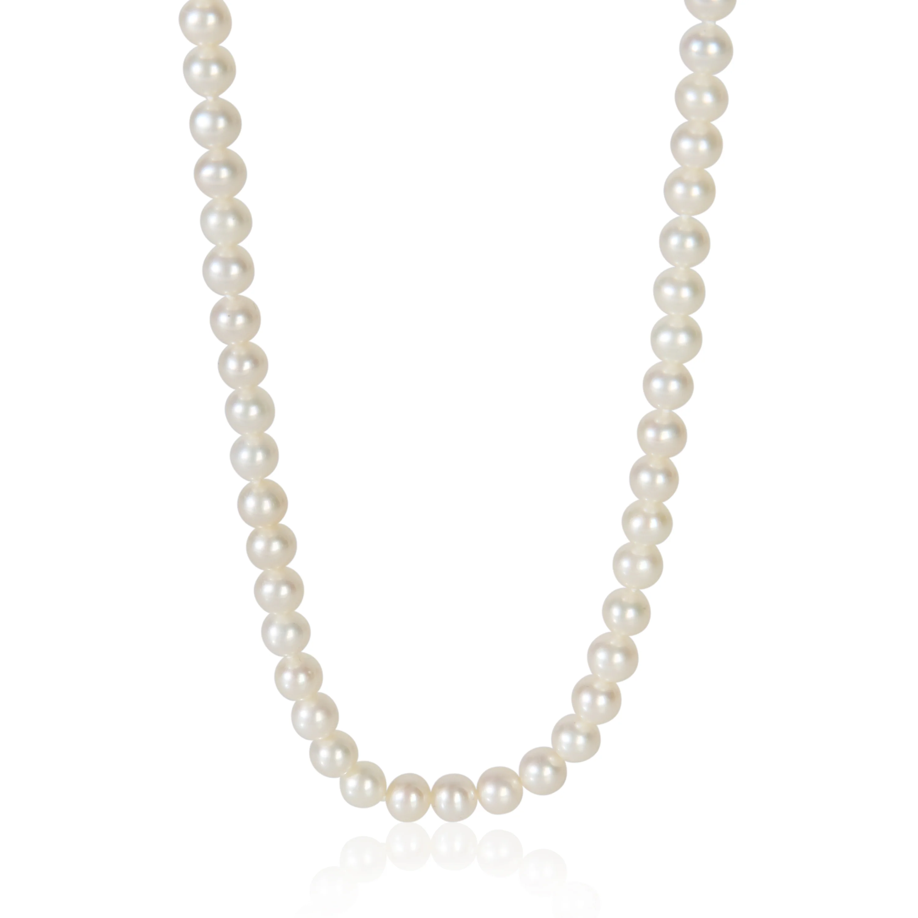 Sterling Silver Pearl Ziegfeld Necklace