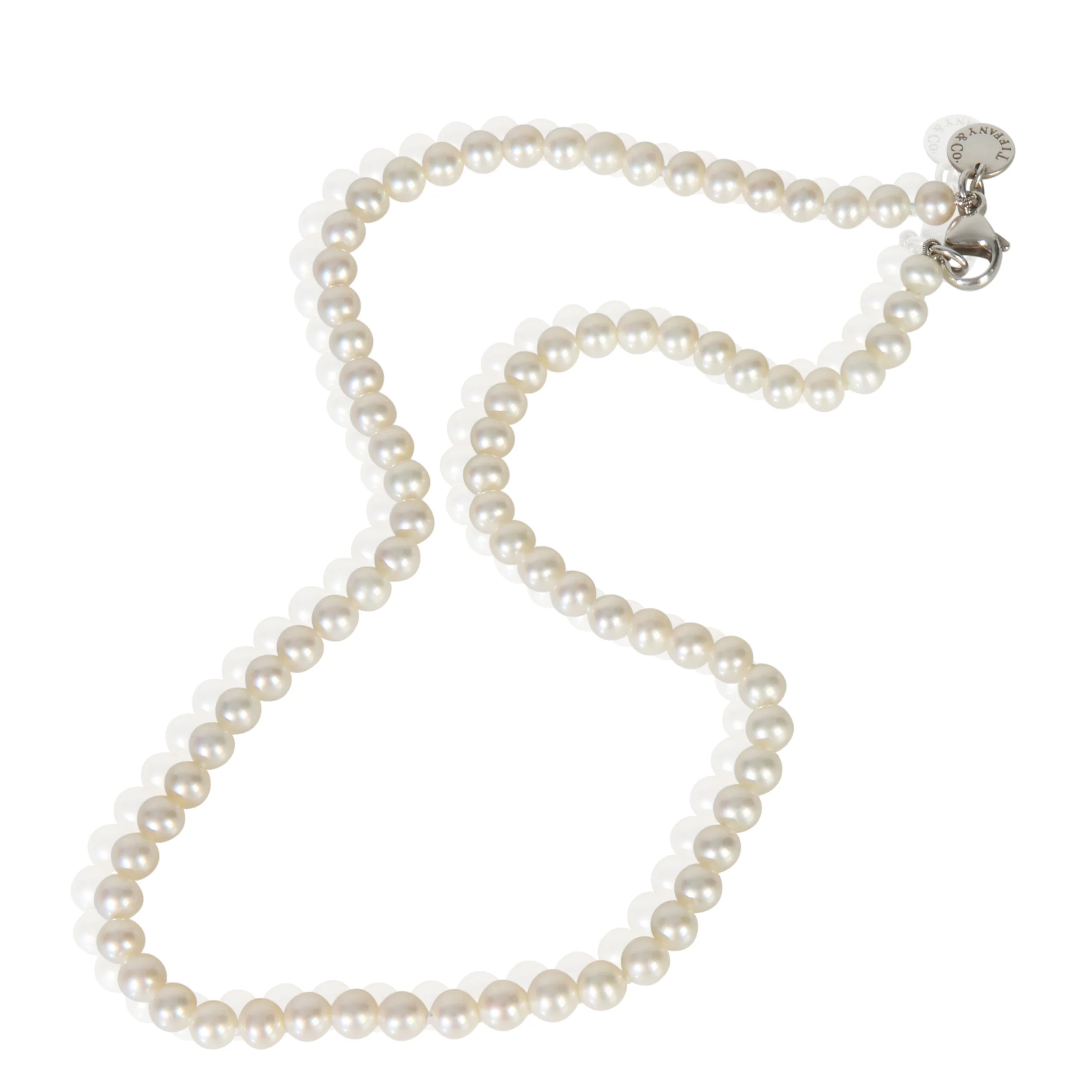 Sterling Silver Pearl Ziegfeld Necklace - Image 3