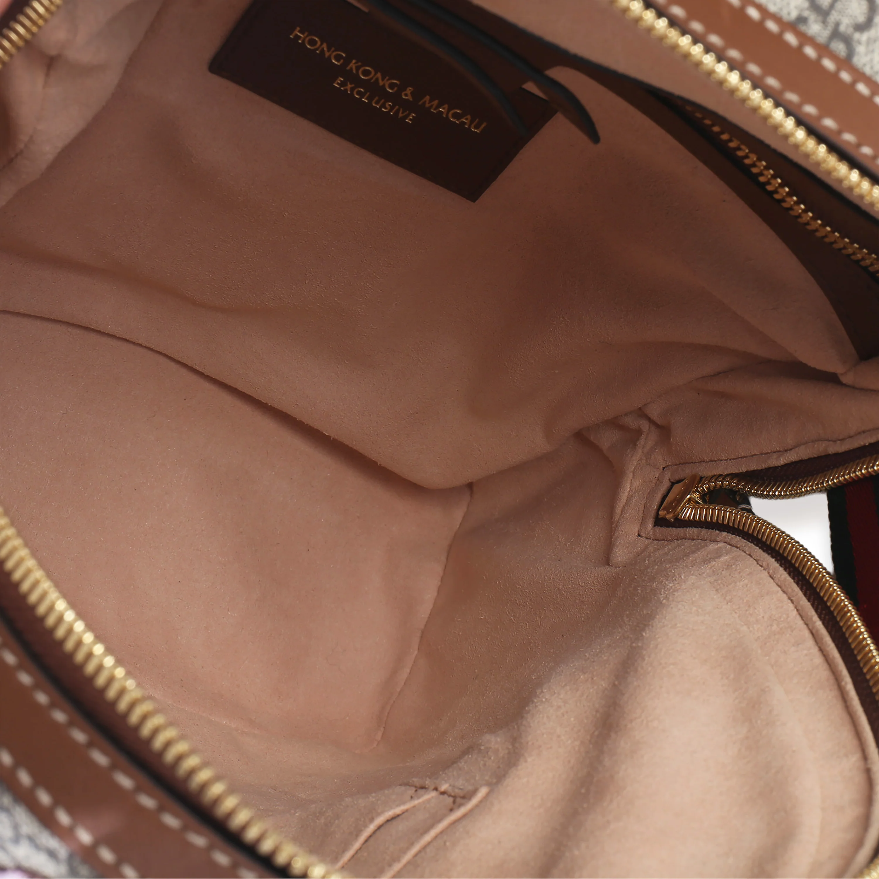 Beige GG Supreme Canvas Web Butterfly Embroidered Small Day Backpack - Image 8
