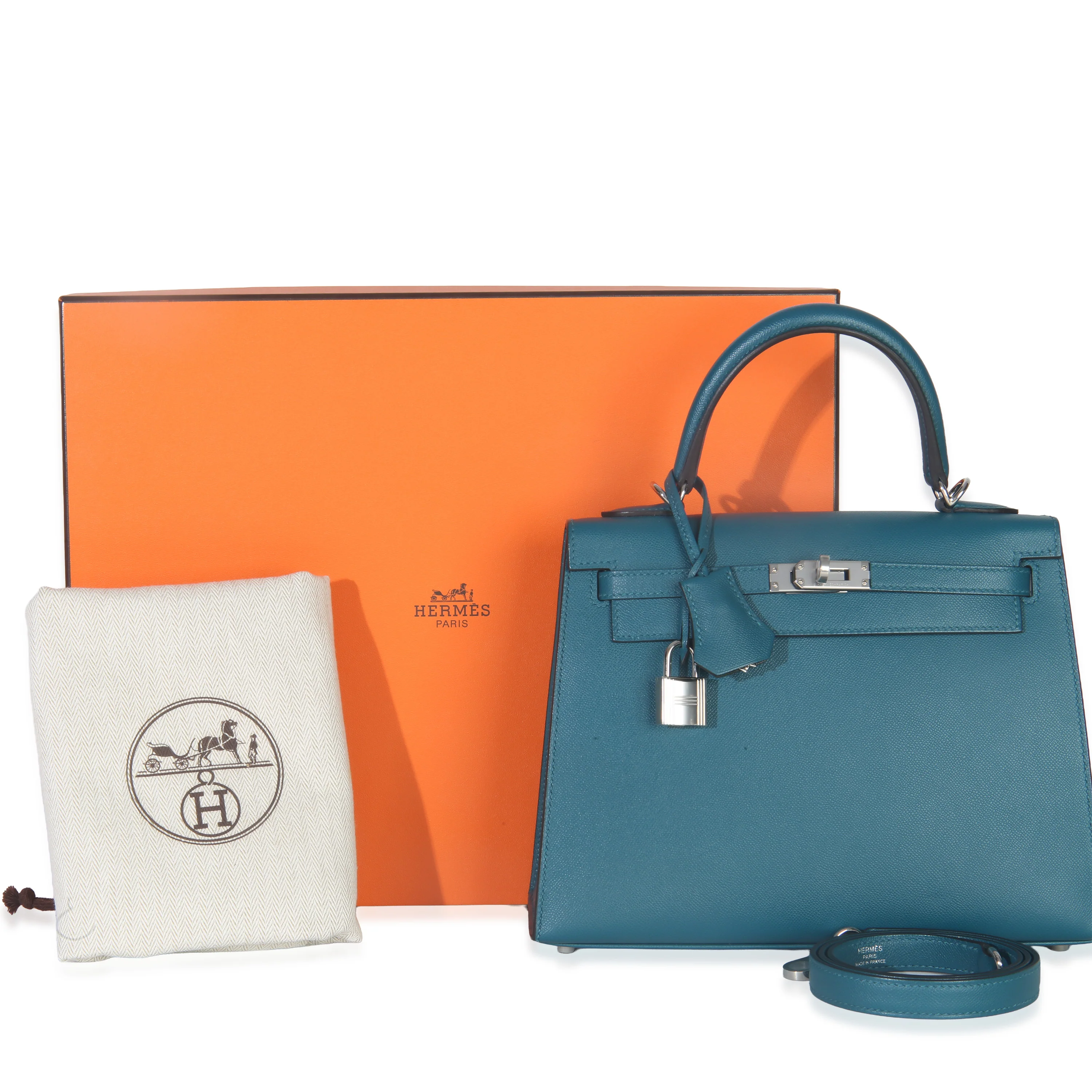 Vert Bosphore Madame Sellier Kelly 25 PHW - Image 8