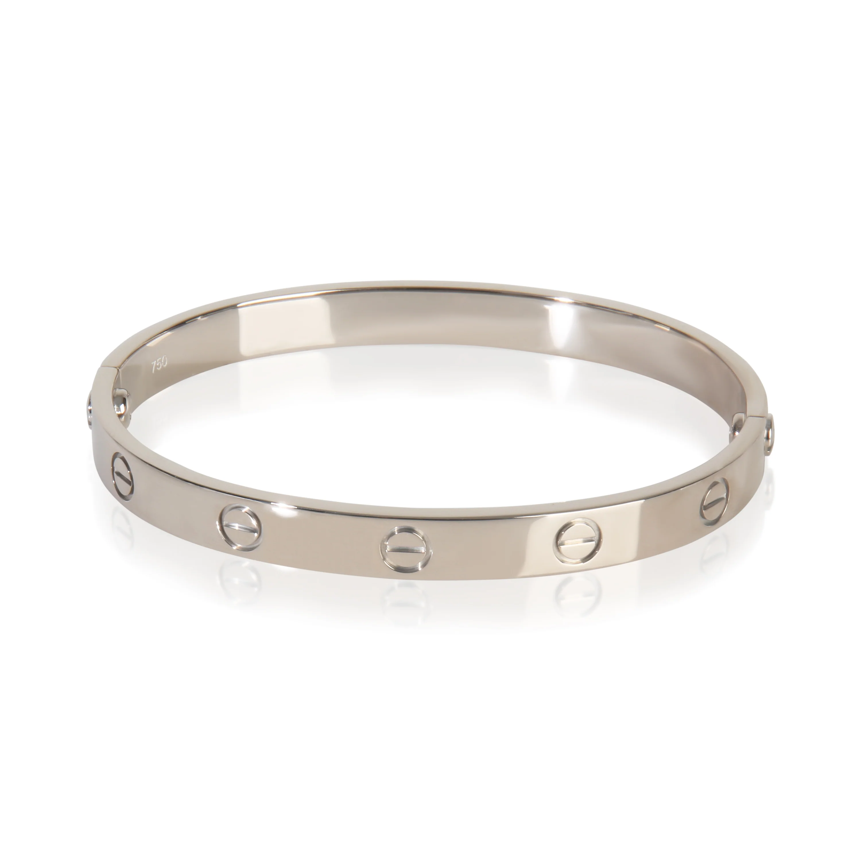 White Gold  Love Bracelet - Image 3