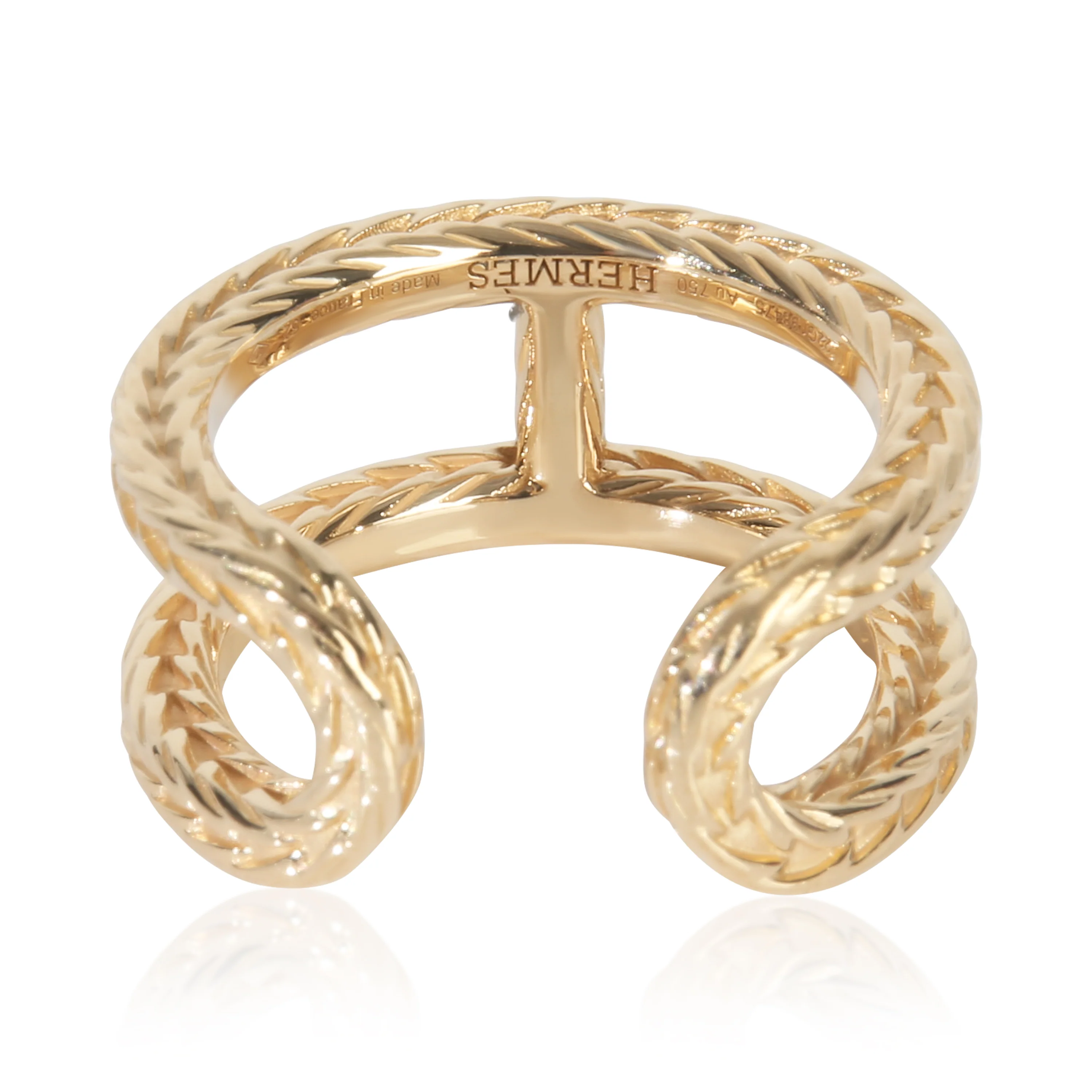 Yellow Gold  Chaine d'Ancre Danae Ring - Image 3