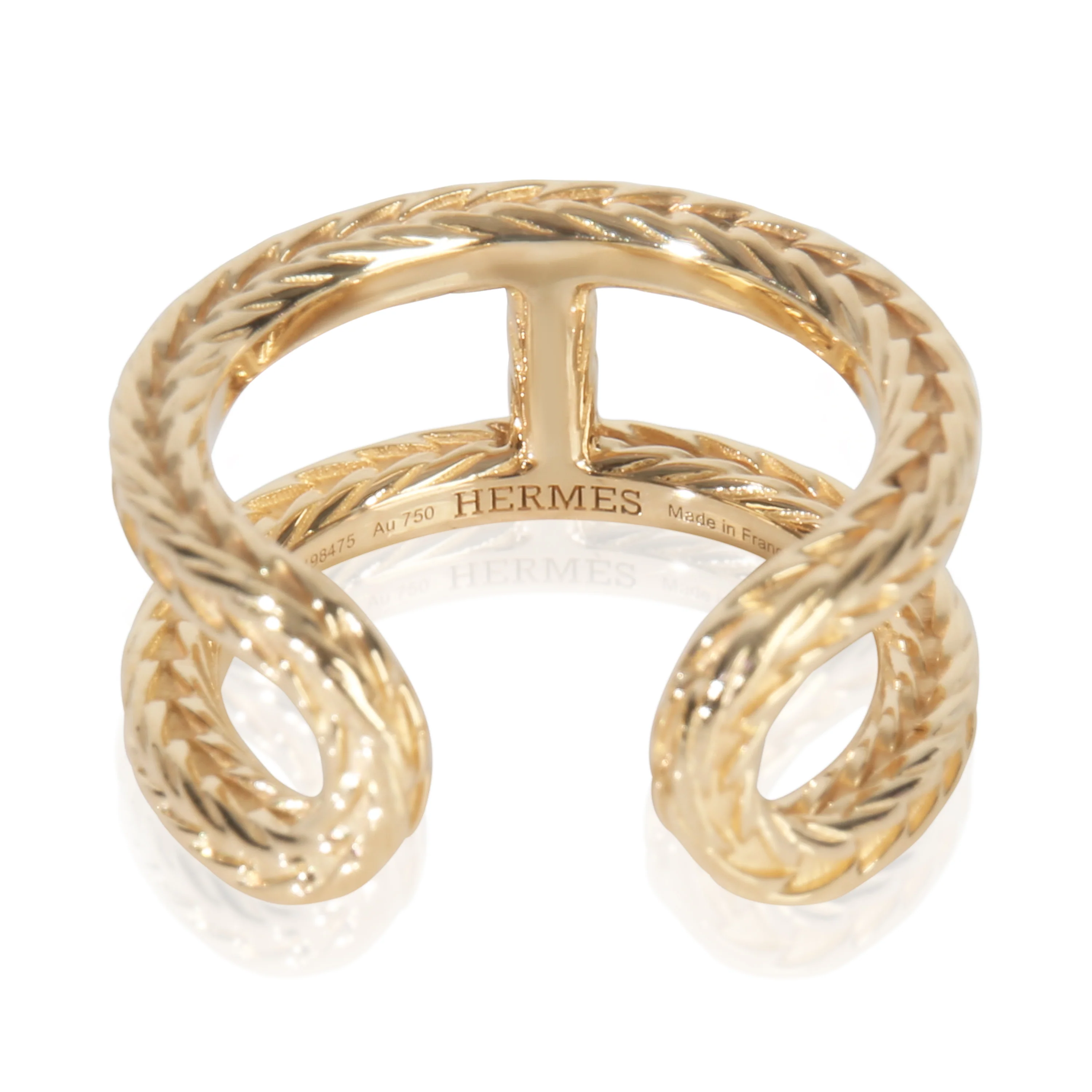 Yellow Gold  Chaine d'Ancre Danae Ring - Image 4