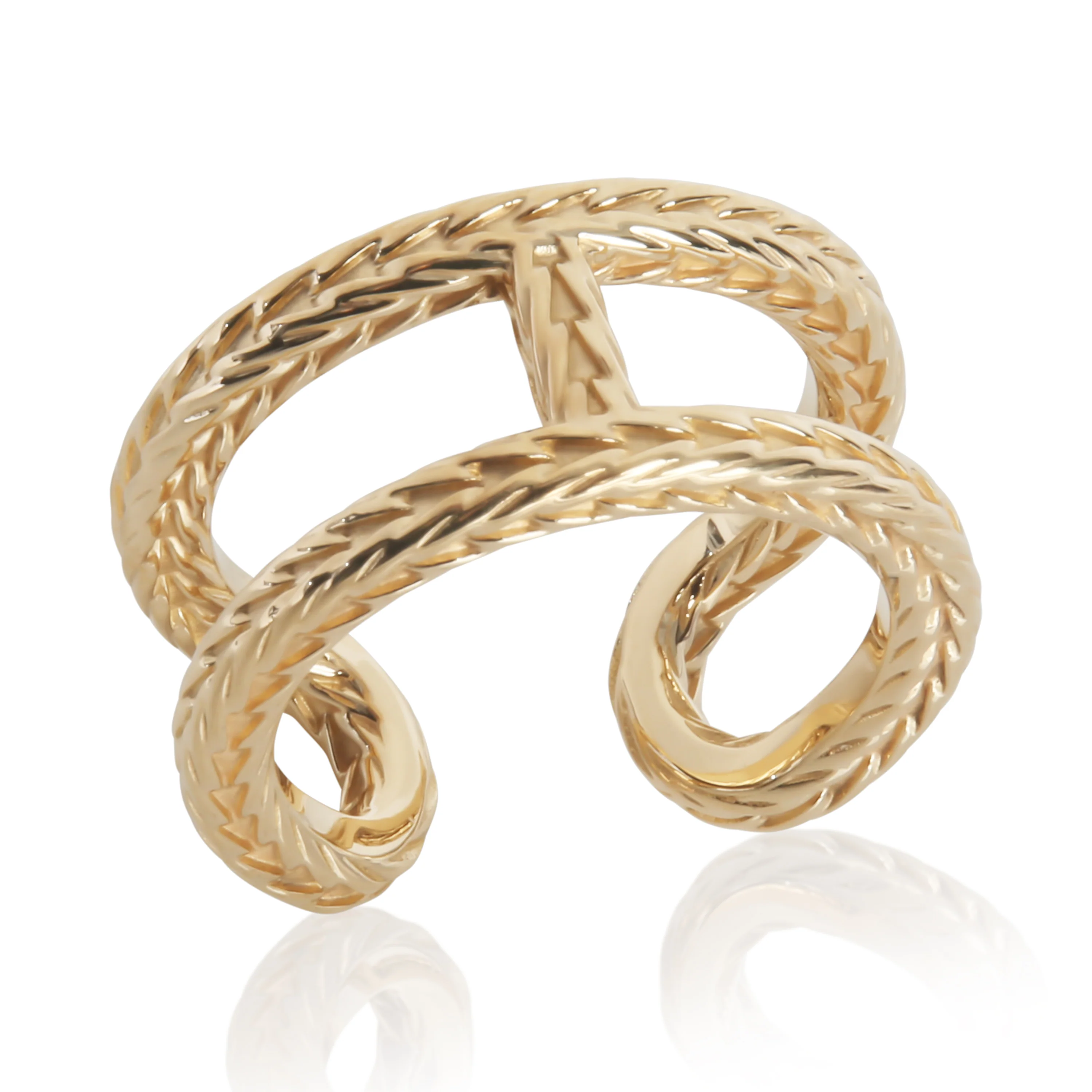 Yellow Gold  Chaine d'Ancre Danae Ring - Image 5