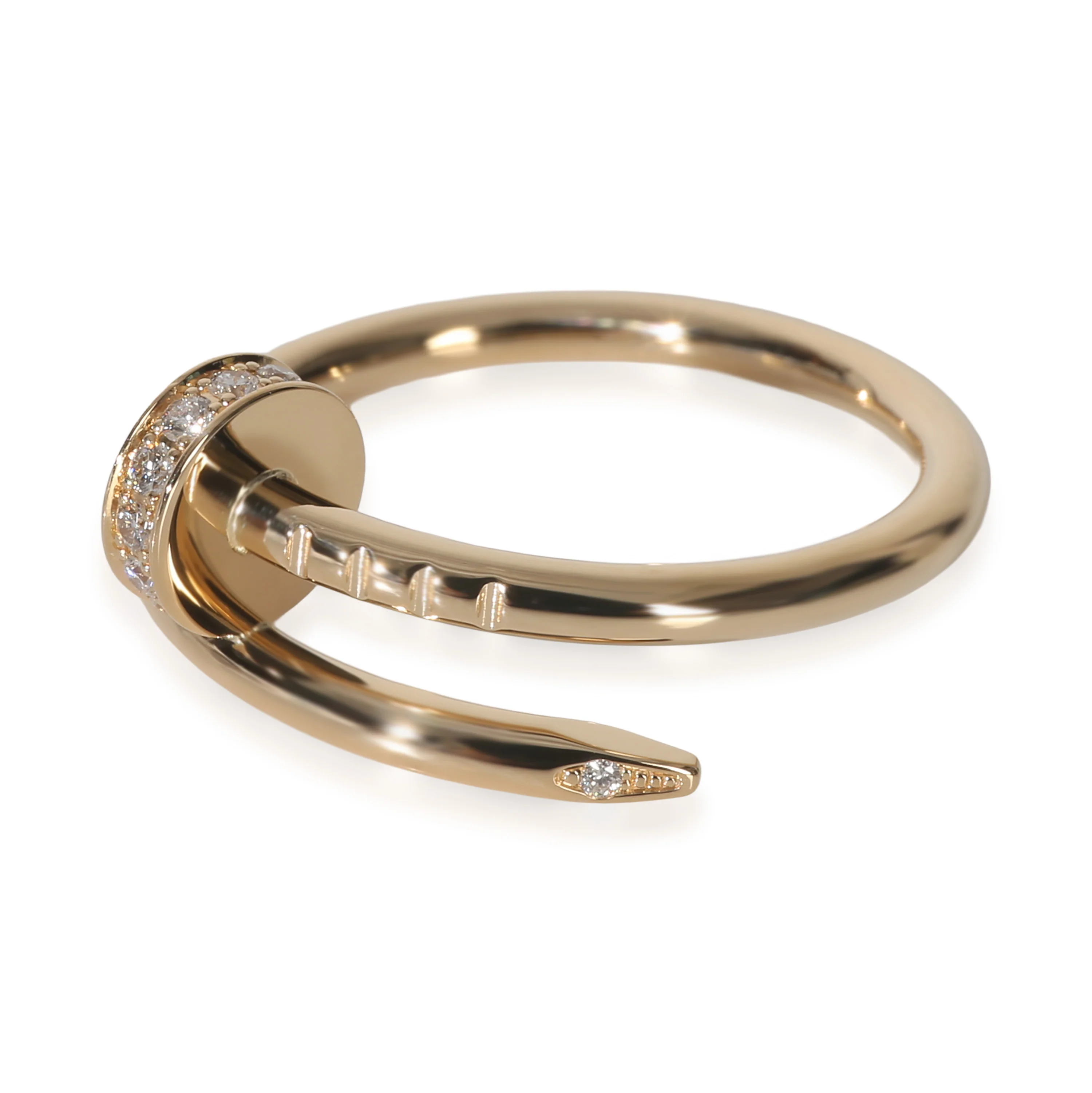 Yellow Gold Diamond Small Model Juste Un Clou Ring - Image 2