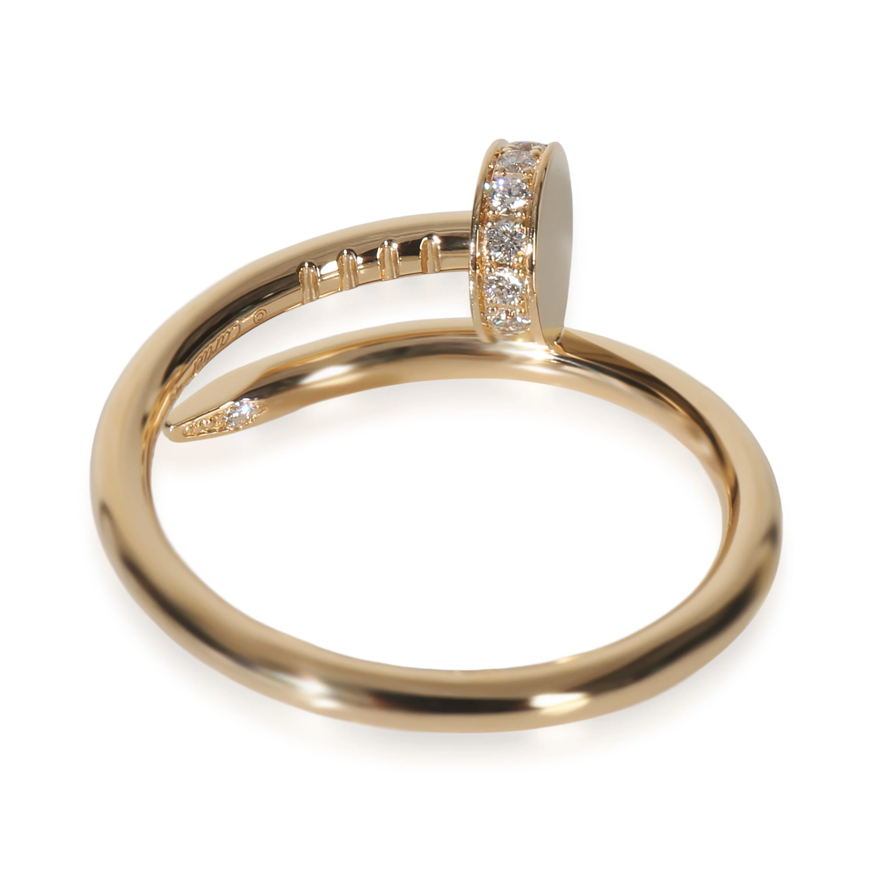 Yellow Gold Diamond Small Model Juste Un Clou Ring - Image 3